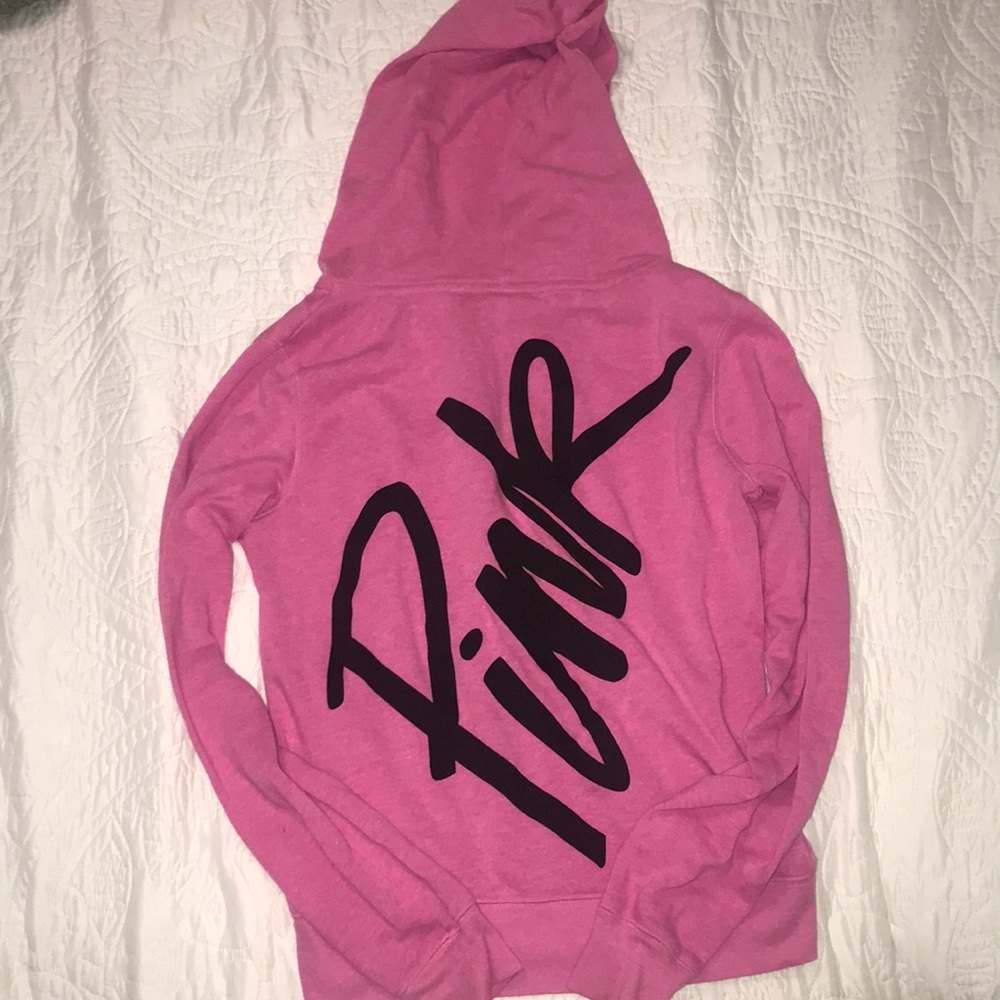 Pink Zip up hoodie